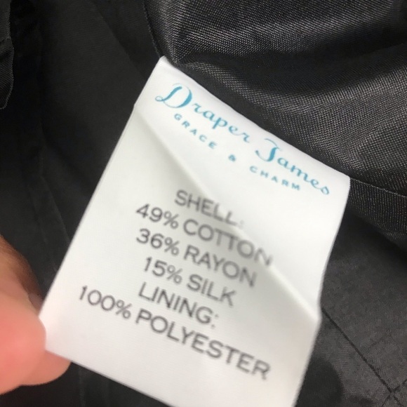 DRAPER JAMES Striped 3/4 Sleeve Fit Flare Dress 6 - Picture 11 of 14